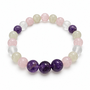 Bracelet with a story – I will never forget you, natural minerals, 8 mm bead / wrist 14–15 cm Bracelet with a story – I will never forget you, natural minerals, 8 mm bead / wrist 14–15 cm