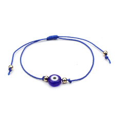 Blue eye bracelet string blue, adjustable size