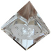 Crystal Glass Pyramid Clear, Scorpio Zodiac Sign