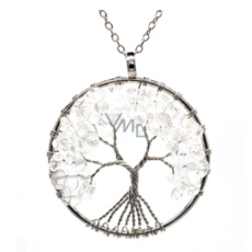 Crystal Tree of Life pendant natural stone, healing, chain length: 45 + 5 cm, stone of stones Crystal Tree of Life pendant natural stone, healing, chain length: 45 + 5 cm, stone of stones