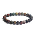 Jasper Picasso bracelet elastic natural stone, ball 8 mm / 16-17 cm, stone of positive energy