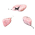 Rhodonite Tumbler pendant natural stone, 2,2-3 cm, 1 piece, stone of forgiveness