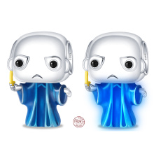 Charm Sterling silver 925 Harry Potter Lord Voldemort, bead for bracelet movie