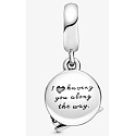 Sterling silver 925 Hong Kong Peak Tram Dangle, 2in1 travel bracelet pendant