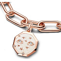 Charm Sterling silver 925 Sparkling eyes - Mini medallion, bracelet pendant symbol