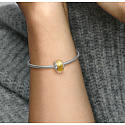 Charm Sterling silver 925 Shooting star Murano glass bead on bracelet universe