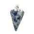 Sodalite pendulum natural stone 2,2 cm, communication stone