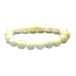 Ivory elastic bracelet made of natural ivory, ball 10 mm / 16 - 17 cm
