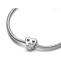 Charm Sterling Silver 925 Heart-Shaped House This is Our Happy Place, Family Bracelet Bead