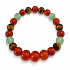 Bracelet with a story – For athletes: Go for victory, natural minerals, 8 mm bead / wrist 14–15 cm