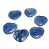 Avanturine blue Hmatka, healing gemstone in the shape of a heart natural stone 3 cm 1 piece, stone of joy