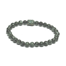 Serafinite bracelet elastic natural stone, ball 5 mm / 16 - 17 cm, angel stone