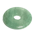 Aventurine green Donut natural stone 30 mm, lucky stone
