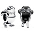 Charm Sterling silver 925 Penguin on skis, bead on bracelet animal