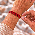 The Power of Colors Magnetic Bracelet Variation – Red | One piece of jewelry, many forms | 51 cm