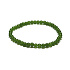 Jade Taiwan elastic bracelet made of natural stone, 4 mm bead / 16-17 cm, stone of tranquility
