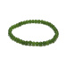 Jade Taiwan elastic bracelet made of natural stone, 4 mm bead / 16-17 cm, stone of tranquility
