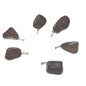 Obsidian Moka Troml pendant natural stone, 2,2-3 cm, 1 piece, stone of salvation