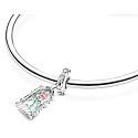 Charm Sterling silver 925 Disney Beauty and the Beast Magic Rose, bracelet pendant
