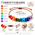 7 Chakra Bracelet Made of Natural Stones – Adjustable Braided Harmony Bracelet