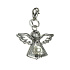 Guardian angel pendant with white pearl 29 x 37 mm 1 piece