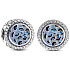 Charm Sterling silver 925 Blue leopard charm, bead on animal bracelet