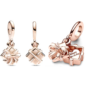 Sterling silver 925 Birthday gift, openable birthday bracelet pendant