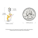 Sterling Silver 925 Luminous - Zodiac Sign Virgo, Bracelet Pendant