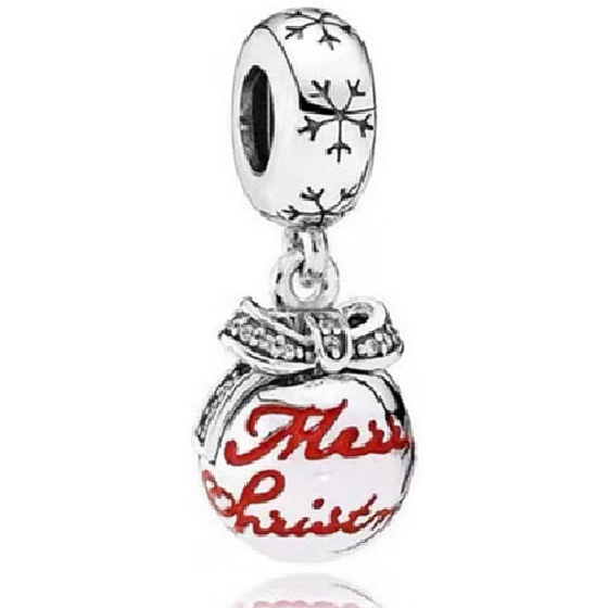 Sterling silver 925 Beautiful Christmas - flask, bracelet pendant Christmas