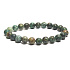 Jasper African imitation Turquoise, bracelet elastic natural stone, ball 8 mm / 16 - 17 cm