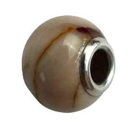 Agate pink - brown slice, natural stone 1 piece