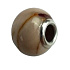 Agate pink - brown slice, natural stone 1 piece