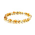 Citrine bracelet elastic natural stone, ball 6 mm / 16 - 17 cm, AA quality, stone of abundance, success
