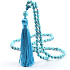 108 Mala Tyrkenite necklace, meditation jewelry, natural stone, tassel 8 cm, bead 6 mm, calming stone
