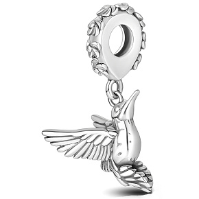 Charm Sterling silver 925 Charming hummingbird style animal bracelet pendant Charm Sterling silver 925 Charming hummingbird style animal bracelet pendant